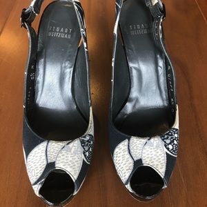Stuart Weitzman sling back pumps